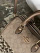 Сумка жіноча Mini Rowan Crossbody In Signature бежеве барило - зображення 3