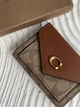 Кошелек женский Coach коричневый с коробкой небольшой - изображение 2