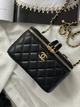 Сумка женская клатч Classic Lambskin Pearl Crush Vanity Bag Prem черный классический - изображение 1
