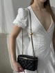 Сумка женская клатч Classic Lambskin Pearl Crush Vanity Bag Prem черный классический - изображение 2