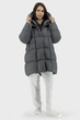 Зимовий пуховик casual з качиним пухом та капюшоном Basic (сірий, XL), 107118, 106575 - изображение 1