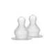 Сменные соски для бутылочки BIBS Bottle Nipple 2 шт Silicone Medium Flow (средний поток) - изображение 2