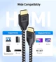 Кабель Cable Matters HDMI 2.1 [Certified Ultra High Speed HDMI] 48Gbps 8K@60Hz, 4K@240Hz 2м black - изображение 6