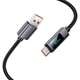 Кабель Hoco Type-C Favor 5A charging data cable with display X112 |1m, 5A| black - изображение 5
