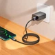 Кабель Hoco Type-C Favor 5A charging data cable with display X112 |1m, 5A| black - изображение 3