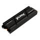 Накопитель с радиатором SSD Kingston Fury Renegade M.2 PCIe 4.0 2TB R 7300 MB/s W 7000 MB/s Black (SFYRDK/2000G) - изображение 2