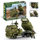 Конструктор IBlock Армия HIMARS 810дет., 2 фигурки PL-921-503 - изображение 1