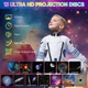 Планетарійний зоряний проектор для спальні FlyLily Galaxy, 13-в-1 HD, 360-градусне обертове зоряне світло з регульованою ручкою та таймером - изображение 3