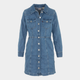 Sukienka koszulowa damska jeansowa Levi's Flynn Western Core Dress A7592-0001 L Niebieska (5401128681259) - obraz 7