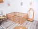 Детский деревянный манеж-кровать Монтессори BUSY WOOD напольная Модель 6.2 200х160 см Натуральное дерево - изображение 13