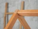 Детский деревянный манеж-кровать домик Монтессори BUSY WOOD напольная Модель 6 200х140 см натуральное дерево - изображение 12
