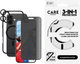 Комплект панель + скло CARE by PanzerGlass Flagship 3-in-1 Privacy Bundle для Apple iPhone 16 Plus (B1359+P2863+1283) - зображення 5