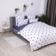 Постельное белье ТЕП Happy Sleep Perfect Dots евро наволочки 50х70 см Белый с синим (17810200215) - изображение 2