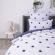 Постельное белье ТЕП Happy Sleep Perfect Dots евро наволочки 50х70 см Белый с синим (17810200215) - изображение 4