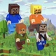 Набор игровых детских подвижных фигурок Майнкрафт 12 штук подарочных с оружием - изображение 13