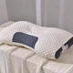Ортопедична подушка для сну Pillow-01 анатомічна 48x74 см з підтримкою шиї та спини поліефірне волокно Біло-сіра - зображення 6