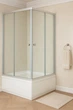 Душевая кабина с глубоким поддоном Shower SATURN STN-1019-6 90х90х205 см раздвижные двери стекло матовое 6 мм (C15272) - изображение 2