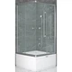 Душевая кабина с глубоким поддоном Shower SATURN STN-1019-6 90х90х205 см раздвижные двери стекло матовое 6 мм (C15272) - изображение 3