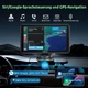 Автомагнитола ESSGOO 743CP / 7" / Сенсорная / Apple CarPlay / Android Auto / GPS / Bluetooth / AUX / USB - изображение 4