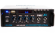 Підсилювач звуку UKC A5 Bluetooth USB SD FM MP3 2x120W стерео підсилювач караоке з двома мікрофонними входами аудіопідсилювач для колонок акустики радіо дисплей пульт ДК домашній музичний центр підтримка флешки карт пам'яті - изображение 3