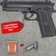 Пневматичний пістолет Borner 92 полімер (Beretta 92F) + 100 кульок + 2 шт балон СО2 - изображение 1