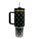 Термос термокружка Stanley Quencher H2.0 Tumbler 1,18 л Navy Black Monogram - изображение 2