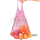 Эко сумка клетчатая "Авоська" большая 7л - Avoskin Bag Pink - изображение 1