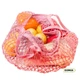 Эко сумка клетчатая "Авоська" большая 7л - Avoskin Bag Pink - изображение 3