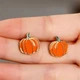 Серьги маленькие Тыква Halloween pumpkin Podarkus BK893 - изображение 4