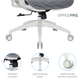Крісло офісне OfficePro Balance OC620-W-DG-DG - зображення 15