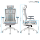 Крісло офісне OfficePro Balance OC620-W-LG-LG - зображення 14