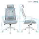 Крісло офісне OfficePro Harmony OC310-W-LG-LG - изображение 14