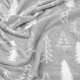 Плед ARDESTO Flannel 160х200 см серый новогодний ёлки ART0110PB - изображение 3
