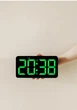 Часы Deepfox YX-2803 LED цифровые электронные настенные/настольные Будильник Дата Температура 26х13,5см злёный - изображение 3