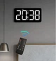 Часы Deepfox YX-2803 LED цифровые электронные настенные/настольные Будильник Дата Температура 26х13,5см белый - изображение 1