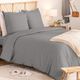 Комплект постільної білизни Atmosphera Extra Soft з перкалю сірий 220 x 240 см (3560232982958) - зображення 2