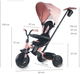 Rowerek trójkołowy Qplay Elite Platinum Pink (5061047481943) - obraz 7