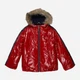 Детская зимняя стеганная куртка для девочки Tommy Hilfiger 95376317 116 см Красная (1159837677) - изображение 4