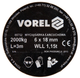 Wciągnik łańcuchowy Vorel 80752 2 t 3 m (5906083807527) - obraz 2