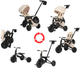Rowerek trójkołowy Qplay Nova Max Beige (5061047482186) - obraz 8