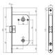 Засувка врізна Apecs 5300-P-WC-AB (12530) - зображення 2