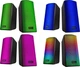 Акустическая система Defender Spitfire 6W LED Bluetooth USB Black (4745090823882) - изображение 8