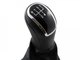 Ручка кпп с чехлом кулисы 5 ступеней Skoda Octavia Tour 1.8t, 1.9tdi, 2.0 чёрная - изображение 1
