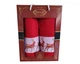 Набор новогодних полотенец Gulcan 50x90+70х140 Merry Christmas Deer Red - изображение 1