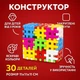 Конструктор-пазлы Bamsic №4 30 деталей-решеток 11х11см пластик 114/4 - изображение 3