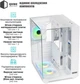 Корпус QUBE AQUARIUM ARGB WHITE (AQUARIUM_GWNU3) 315880 - зображення 12