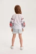 Вышиванка для девочки "Мария", детская вышитая блузка с украинским орнаментом 152 - изображение 6
