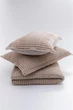 Покрывало с наволочками Merinos Modern Line 220×240 см. Бежевый - изображение 2