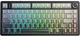Клавиатура беспроводная Aula F75 Gasket Reaper Switch Hot-Swap RGB Bluetooth/Wireless/USB Black/Grey (6948391209913) - изображение 1