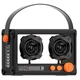Bluetooth колонка QD03 Transparent с микрофоном Black - изображение 1